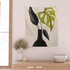 minimal plant 34 Wall Tapestry Gallery Image 2