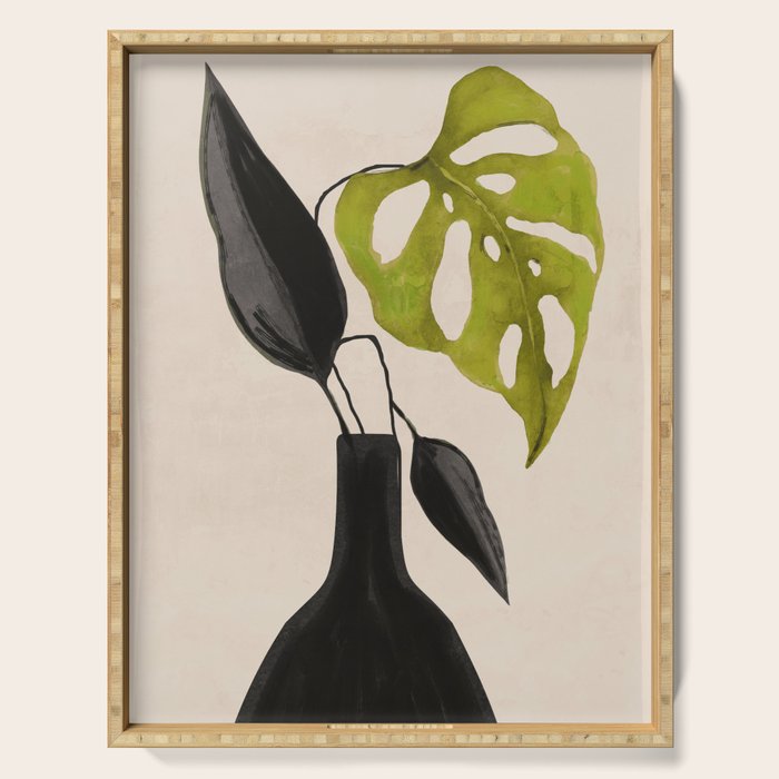 minimal plant 34 Serving Tray Gallery Image 1