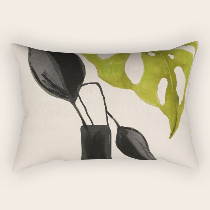 minimal plant 34 Rectangular Pillow Gallery Image 1