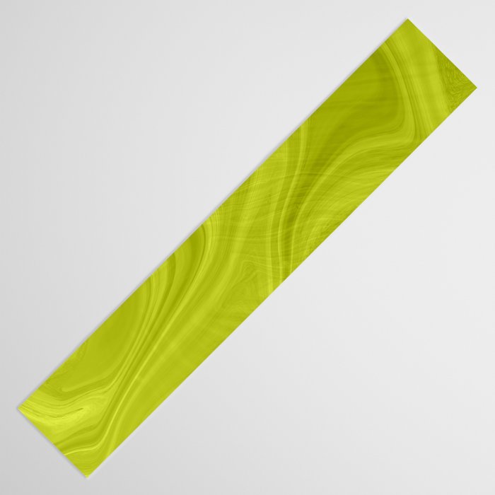 Chartreuse Swirl Marble Table Runner Gallery Image 3