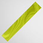 Chartreuse Swirl Marble Table Runner Gallery Image 3