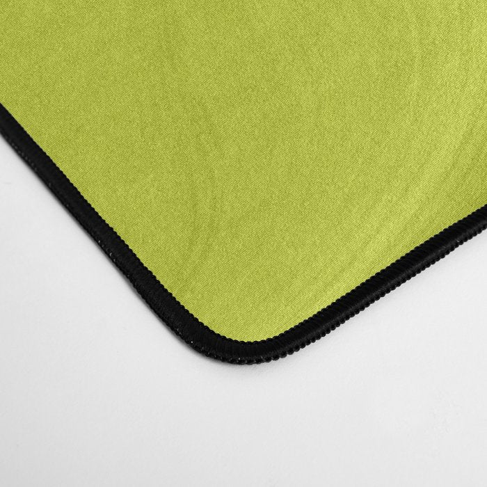 Chartreuse Swirl Marble Desk Mat Gallery Image 4