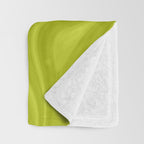 Chartreuse Swirl Marble Throw Blanket Gallery Image 3