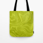 Chartreuse Swirl Marble Tote Bag Gallery Image 1