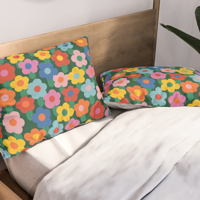 Summer Garden #6 Pillow Sham Gallery Image 2
