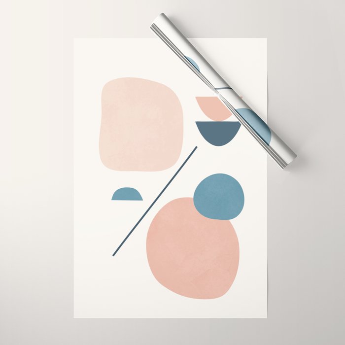 Abstract Minimal Shapes 33 Wrapping Paper Gallery Image 1