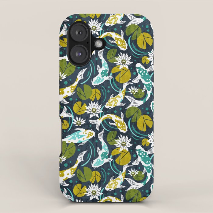Koi Pond - Green iPhone Case Gallery Image 1