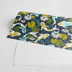 Koi Pond - Green Wrapping Paper Gallery Image 2