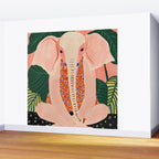Yoga Meditating Elephant Wall Mural Gallery Image 2