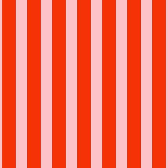 Bold Bright Basic Stripes in Pink and Red Orange Coffee Mug Gallery Image 2