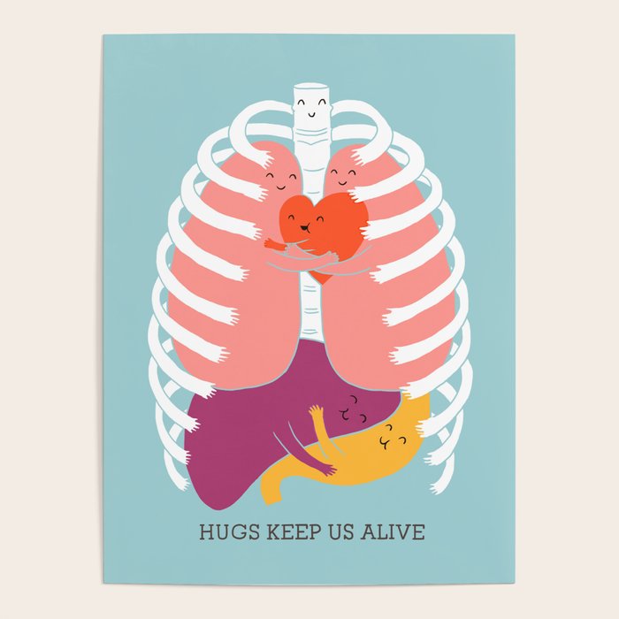 Hugs keep us alive Poster Gallery Image 1