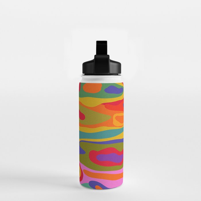 Colorful Pattern Water Bottle Gallery Image 2