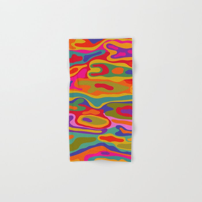 Colorful Pattern Bath Towel Gallery Image 1