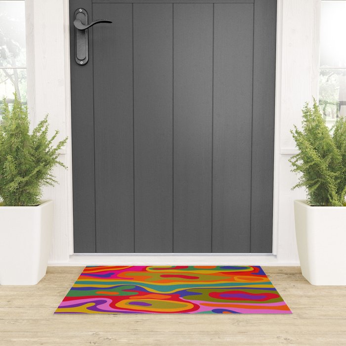 Colorful Pattern Welcome Mat Gallery Image 3