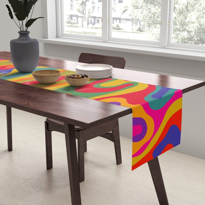 Colorful Pattern Table Runner Gallery Image 2
