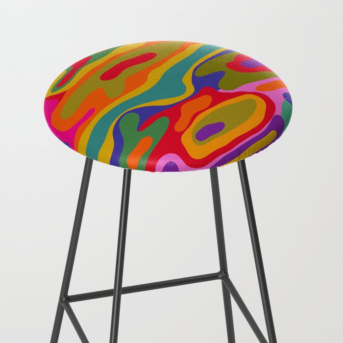 Colorful Pattern Stool Gallery Image 2