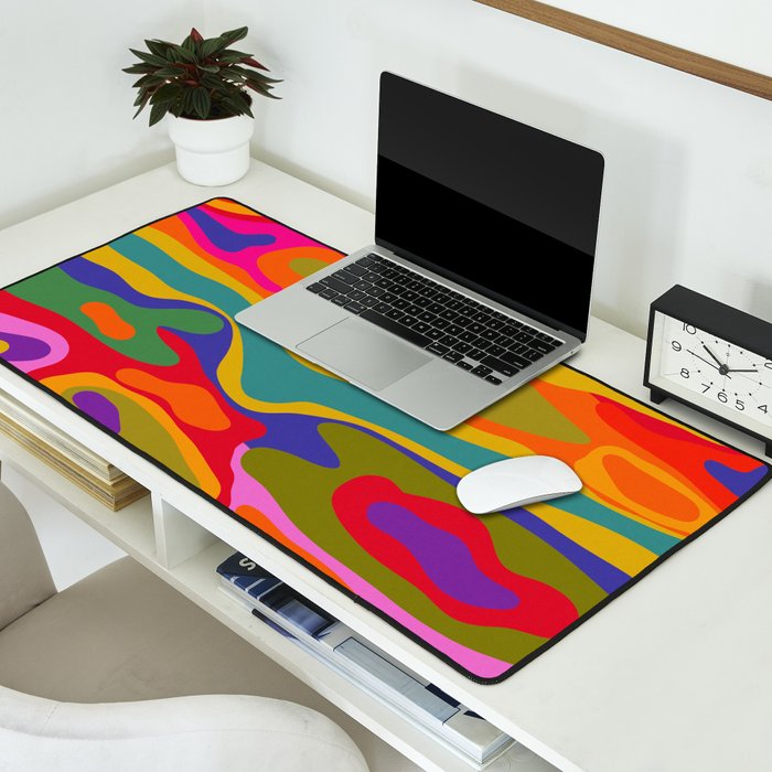 Colorful Pattern Desk Mat Gallery Image 2