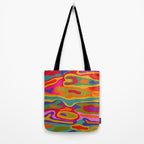 Colorful Pattern Tote Bag Gallery Image 2