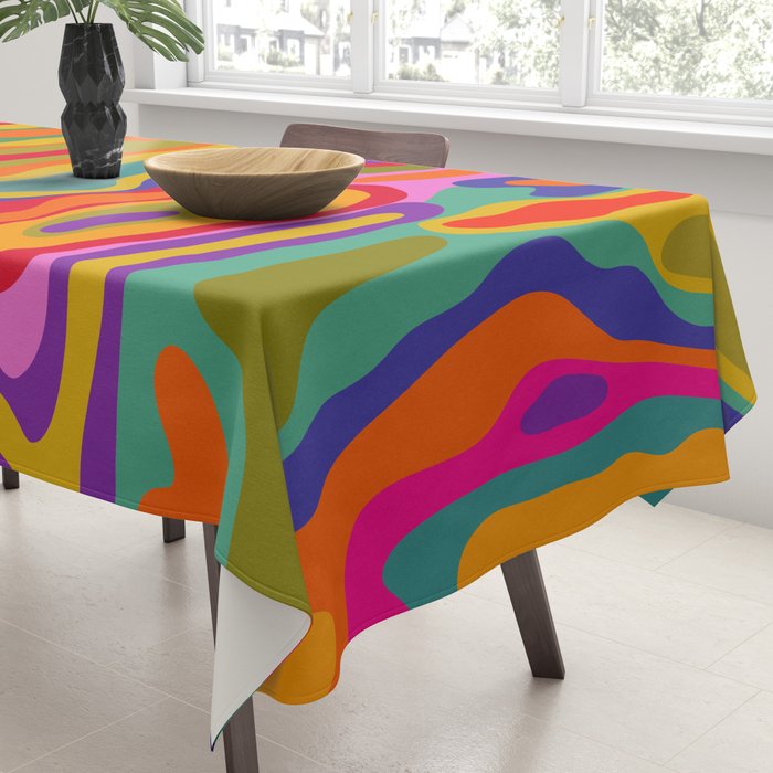 Colorful Pattern Tablecloth Gallery Image 3