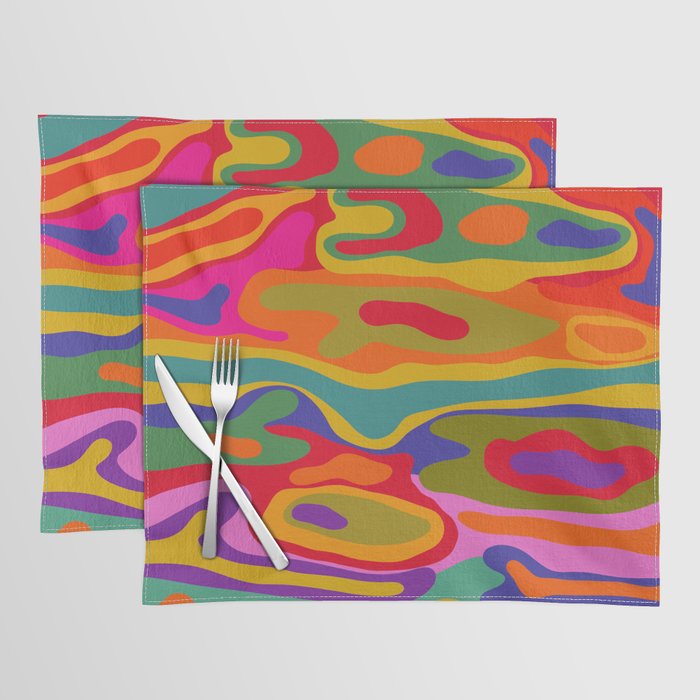 Colorful Pattern Placemat Gallery Image 1