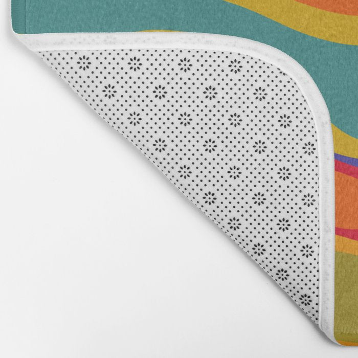 Colorful Pattern Bath Mat Gallery Image 2