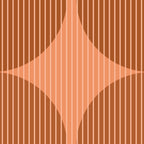 Abstraction Shapes 17 in Terracotta Shades (Moon Phase Abstract)  Coffee Mug Gallery Image 2
