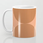 Abstraction Shapes 17 in Terracotta Shades (Moon Phase Abstract)  Coffee Mug Gallery Image 3