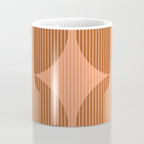 Abstraction Shapes 17 in Terracotta Shades (Moon Phase Abstract)  Coffee Mug Gallery Image 4