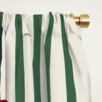 Christmas Stocking Green Window Curtain Gallery Image 2