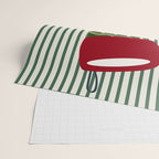 Christmas Stocking Green Wrapping Paper Gallery Image 2