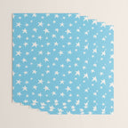 Stars Sky Blue Wrapping Paper Gallery Image 3