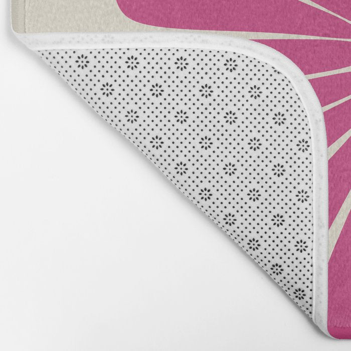 Retro Summer Daisies VII Bath Mat Gallery Image 2