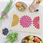 Retro Summer Daisies VII Cutting Board Gallery Image 2