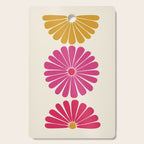 Retro Summer Daisies VII Cutting Board Gallery Image 1