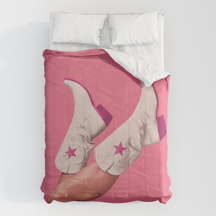 These Boots - Hot Neon Pink Comforter Gallery Image 6