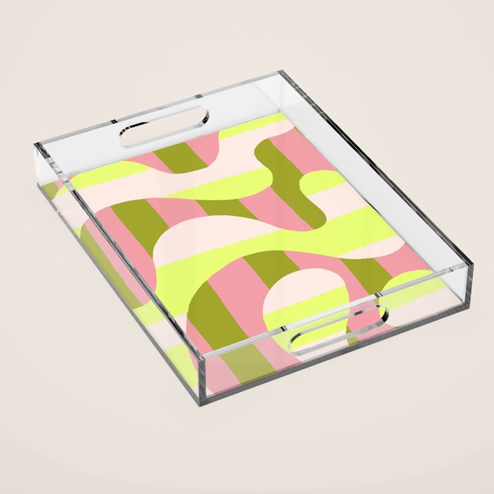 Watermelon Curve Acrylic Tray Gallery Image 1