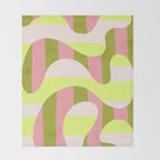 Watermelon Curve Throw Blanket Gallery Image 2