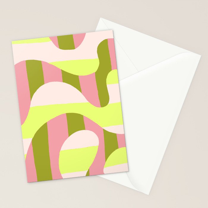 Watermelon Curve Stationery Card Gallery Image 2