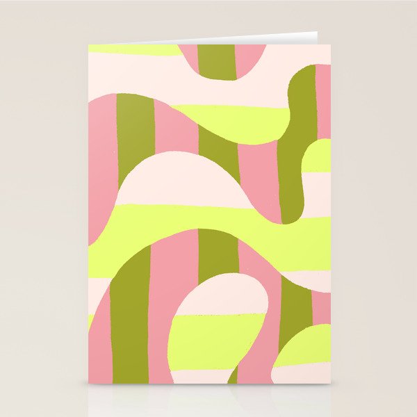 Watermelon Curve Stationery Card Gallery Image 1