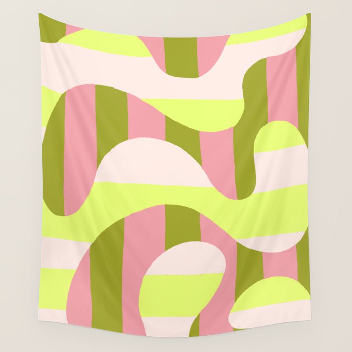 Watermelon Curve Wall Tapestry Gallery Image 1