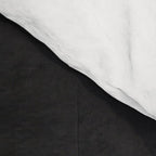 Mid Century Modern Minimalist Abstract Art Brush Strokes Black & White Ink Art Colorfield Comforter Gallery Image 4