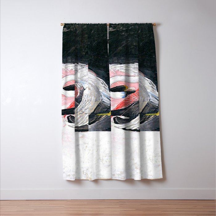 Hilma af klint the Swan No 05 Window Curtain Gallery Image 3