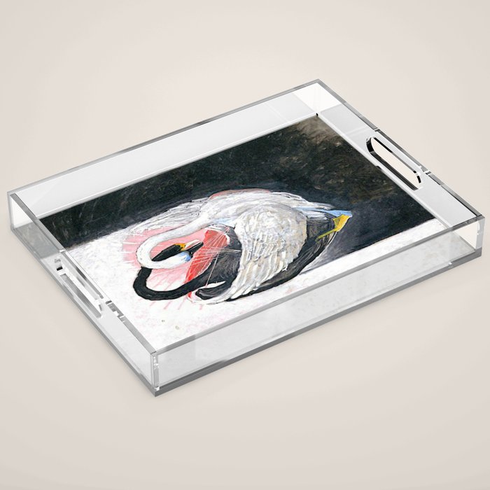 Hilma af klint the Swan No 05 Acrylic Tray Gallery Image 1