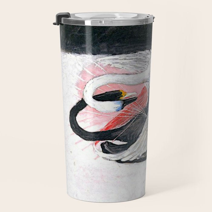 Hilma af klint the Swan No 05 Travel Mug Gallery Image 3