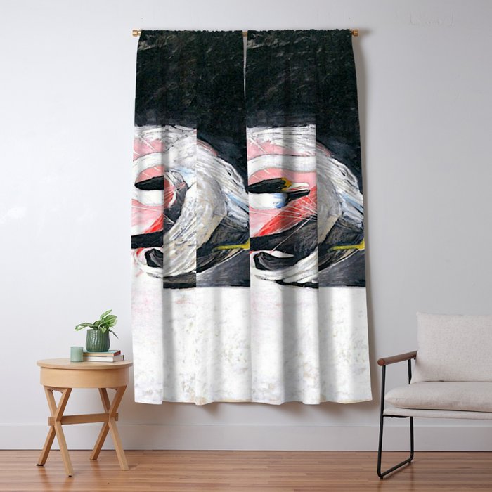 Hilma af klint the Swan No 05 Window Curtain Gallery Image 5