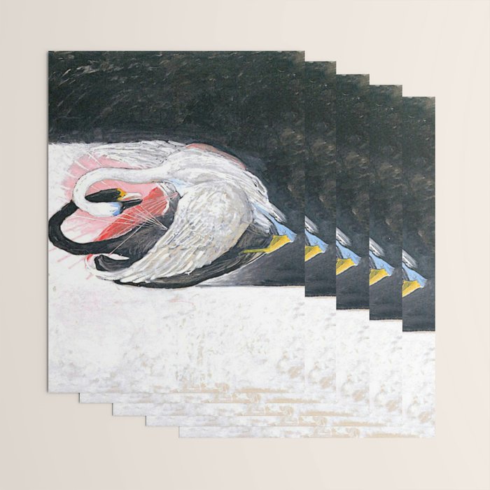 Hilma af klint the Swan No 05 Wrapping Paper Gallery Image 3