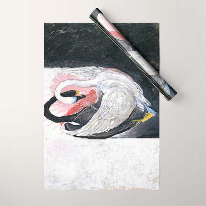 Hilma af klint the Swan No 05 Wrapping Paper Gallery Image 1