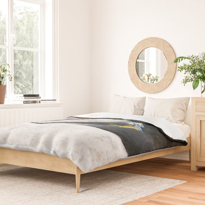 Hilma af klint the Swan No 05 Duvet Cover Gallery Image 2