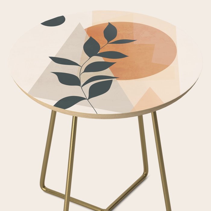 Abstract Art /Minimal Plant 16 Side Table Gallery Image 2