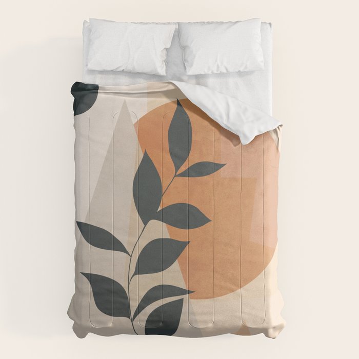 Abstract Art /Minimal Plant 16 Comforter Gallery Image 6